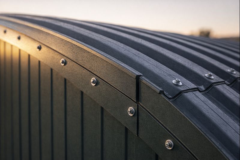 Узел: торец и защита резов на листе C44ПГ